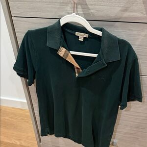 Burberry Dark Green Polo Shirt